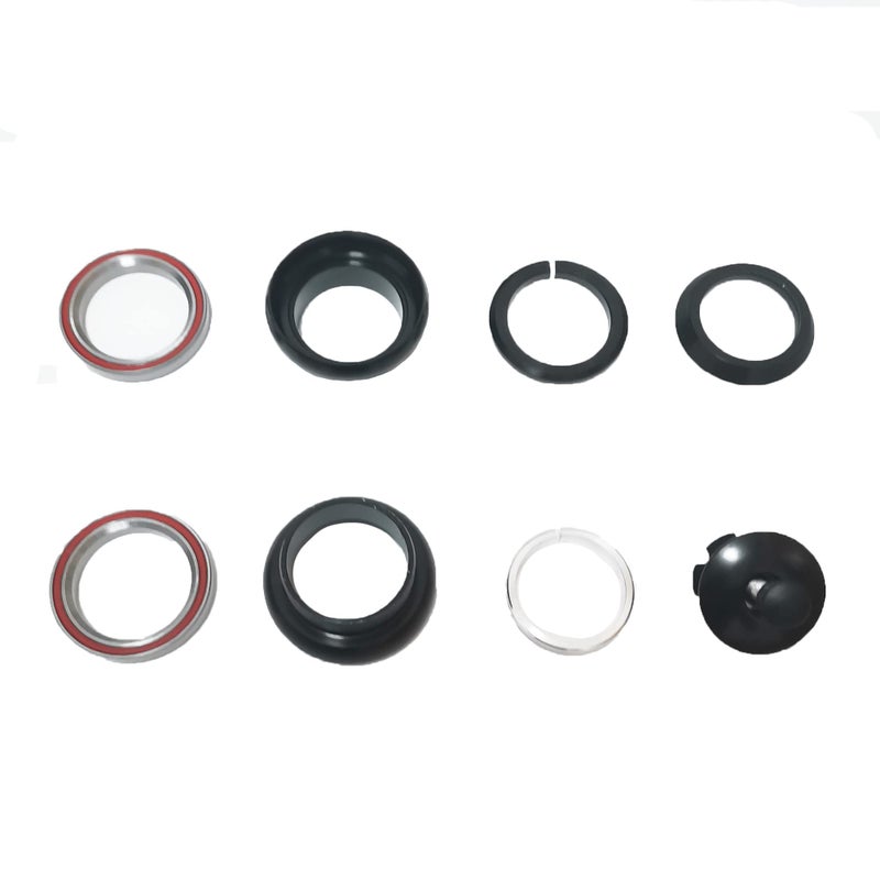 CYDZSW 1-1/8'' Threadless Bike Headset for Bikes Fork,with Spacers Star Nut Stem Cap and Bearings,Fit for MTB Mountain Race Bicycle BMX Scooter Headset Parts 34mm - Image 1